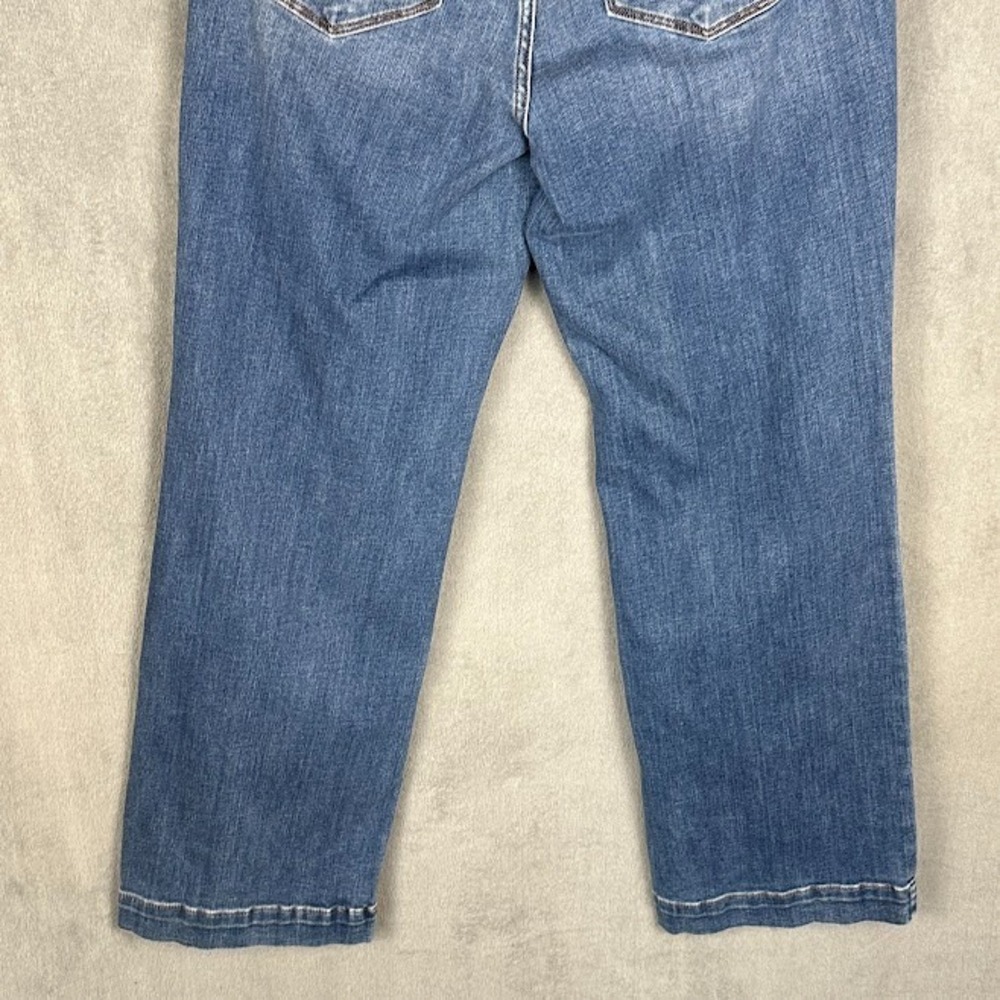 Judy Blue Jeans Womens 14W Blue Wide Leg Stretch Pockets High Rise Medium Wash - Picture 7 of 14